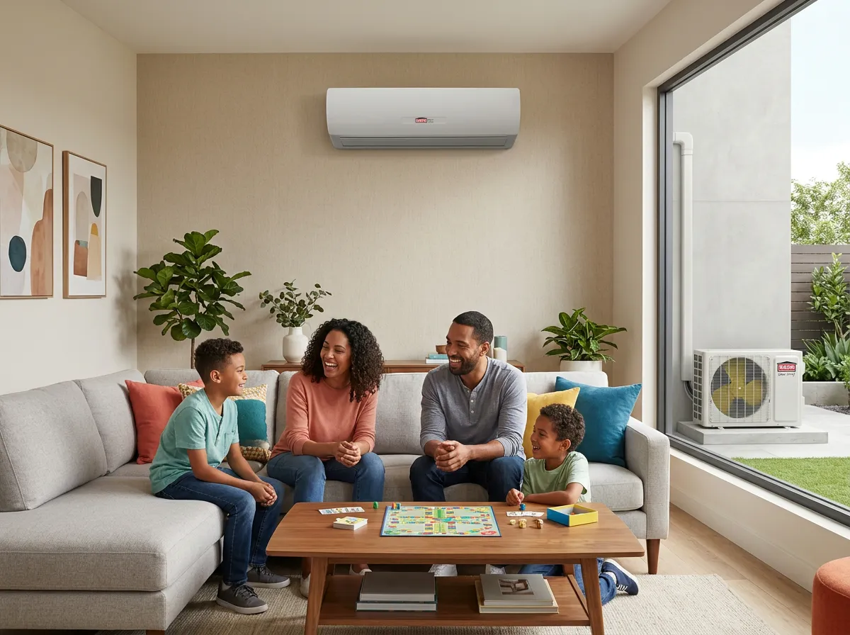 Cold-climate heat pump replacing oil heat at an Atlantic Canadian home with Greenfoot Energy